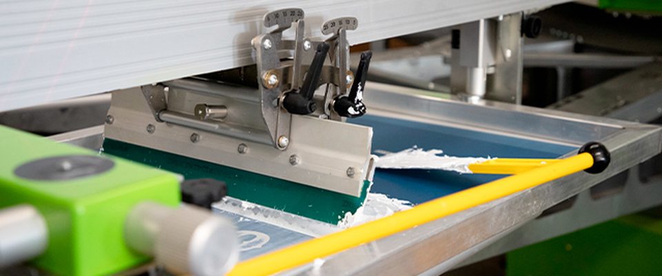 Screen printing press